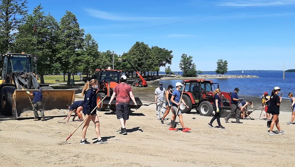 Update Rocks manually cleared from Britannia Beach Bay Ward Bulletin