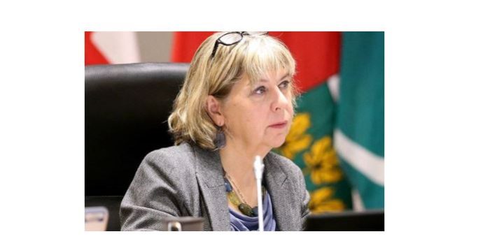 Theresa-City-Hall-690×345 A photo of Councillor Kavanagh in a meeting.