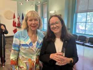 A photo of Councillor Kavanagh and Councillor Skalski at City Hall (June 19, 2025)